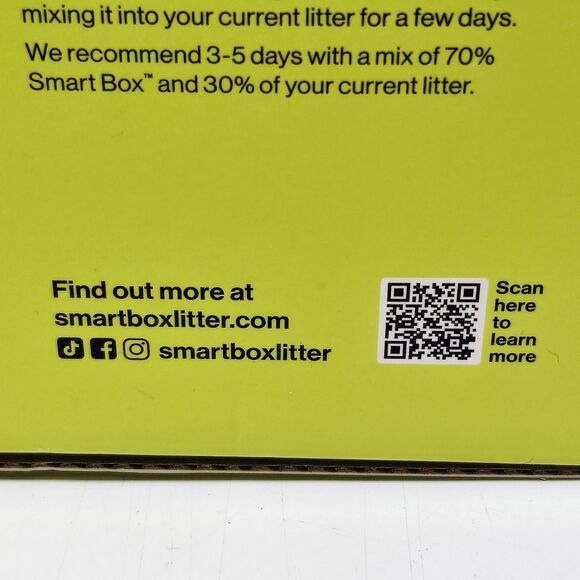 Smart Box Health Monitoring Clumping Cat Litter Unscented, 6 lb Box - Picture 6 of 7